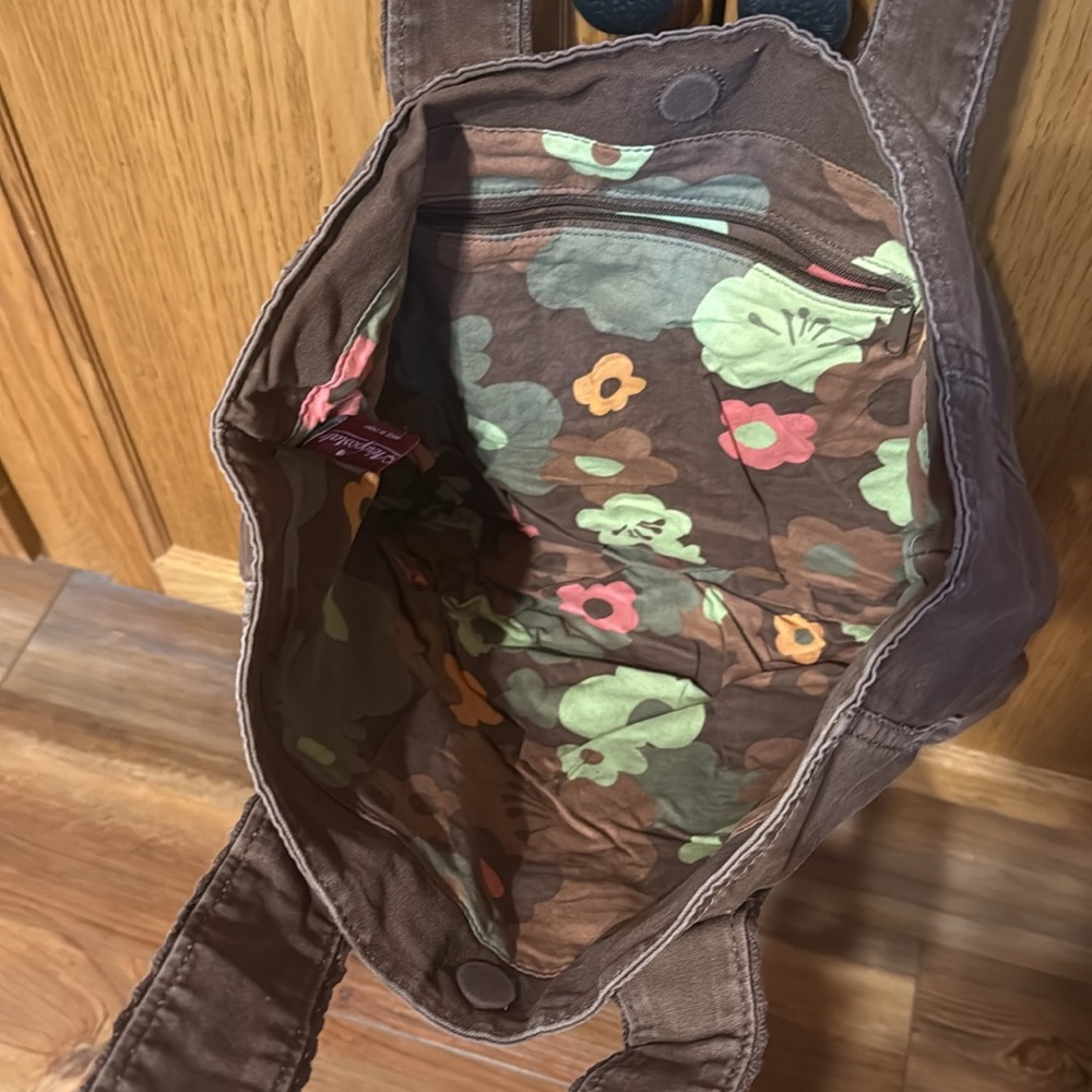 Aeropostale Brown Canvas Tote Bag - Picture 6 of 14